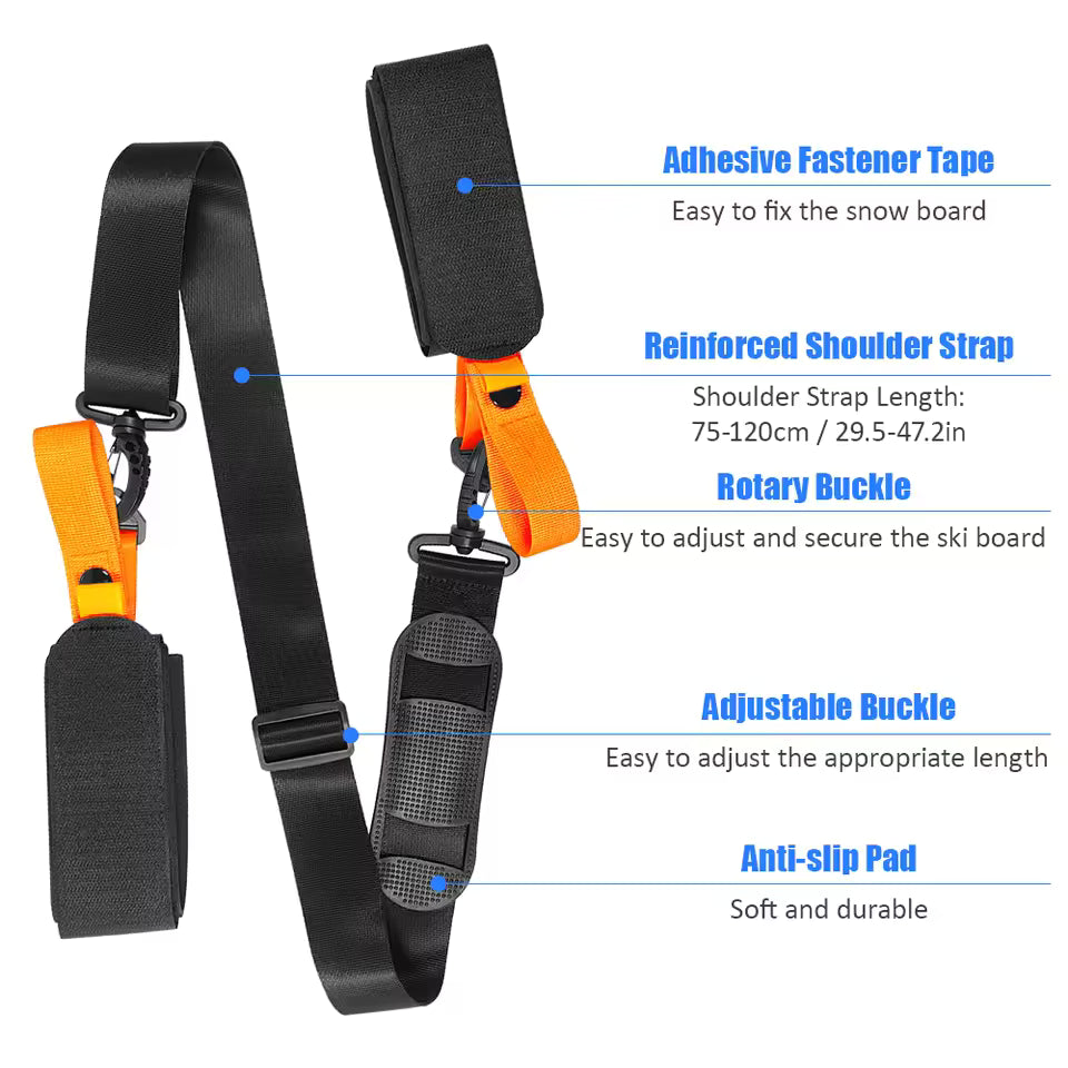 Premium Ski Carrier Strap