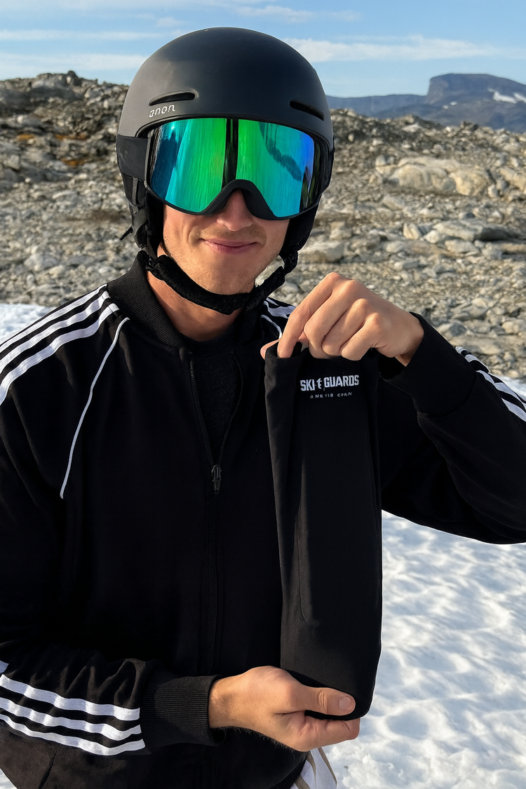 Jacob with SkiGuards black version