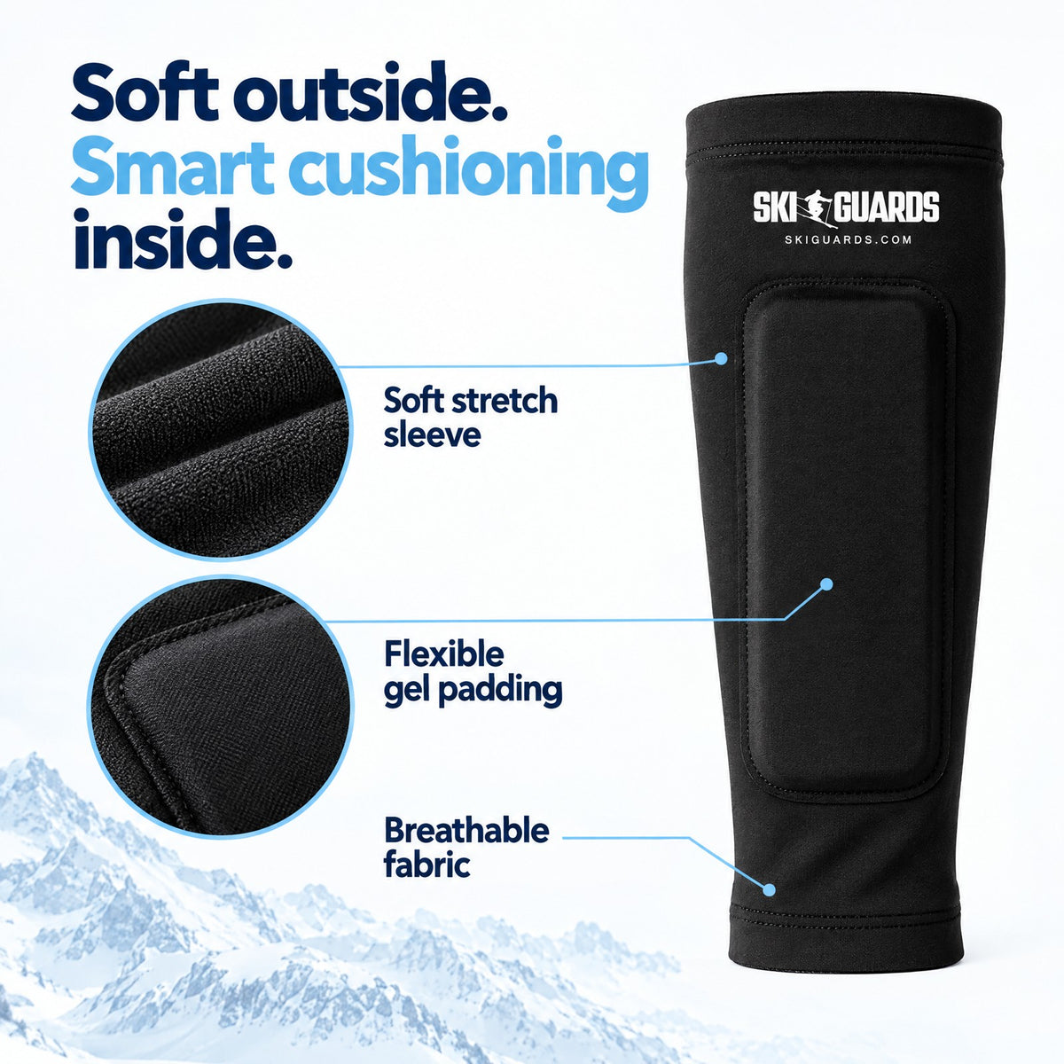 Flexible padding and soft fabric